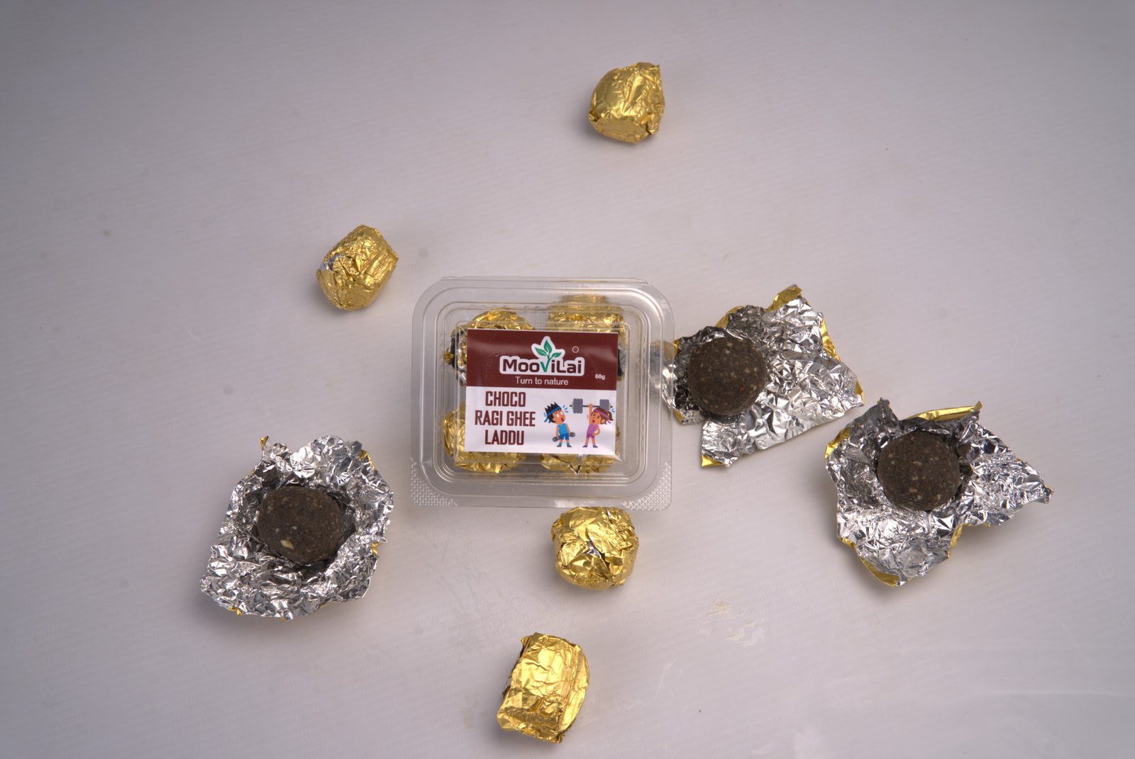 Choco Ragi Ghee Ladoo