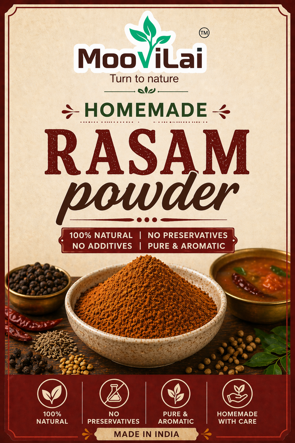 Homemade Rasam podi